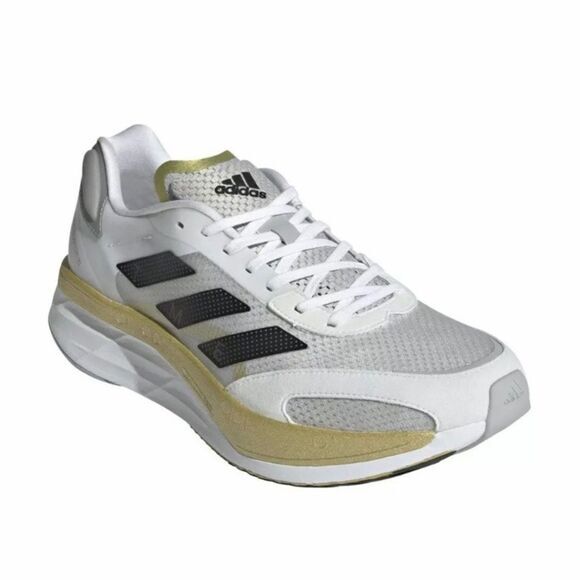 Adidas Adizero Boston TME Running Training Shoes Men's White Gold GY4929 - Picture 4 of 7